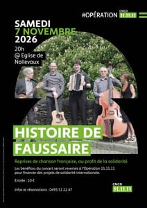 Concert solidaire : Histoire de Faussaire