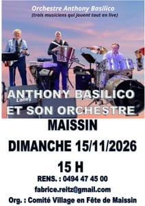 Thé dansant : Anthony Basilico et son orchestre