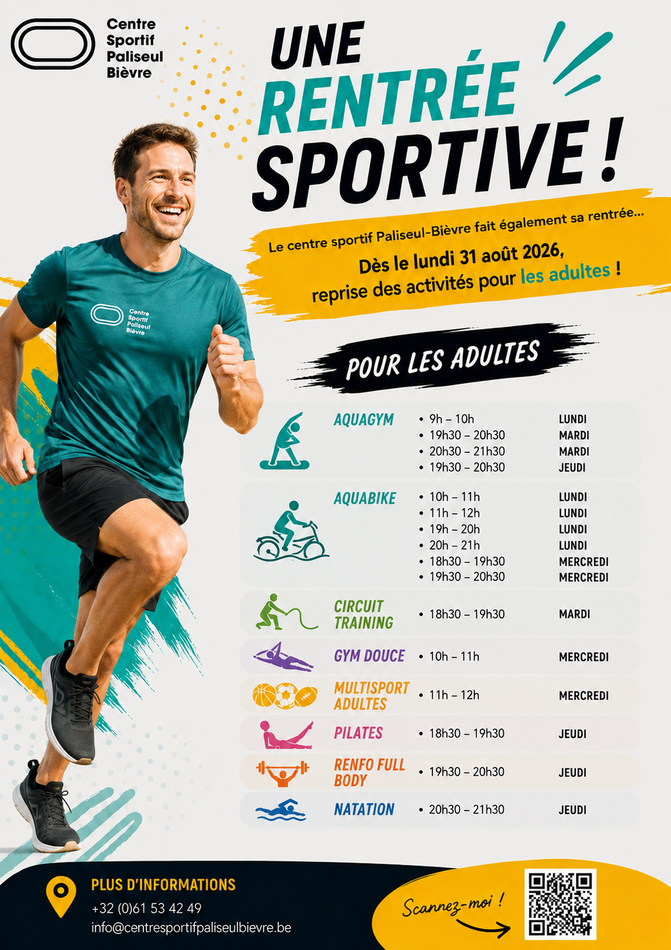 Rentrée sportive des adultes