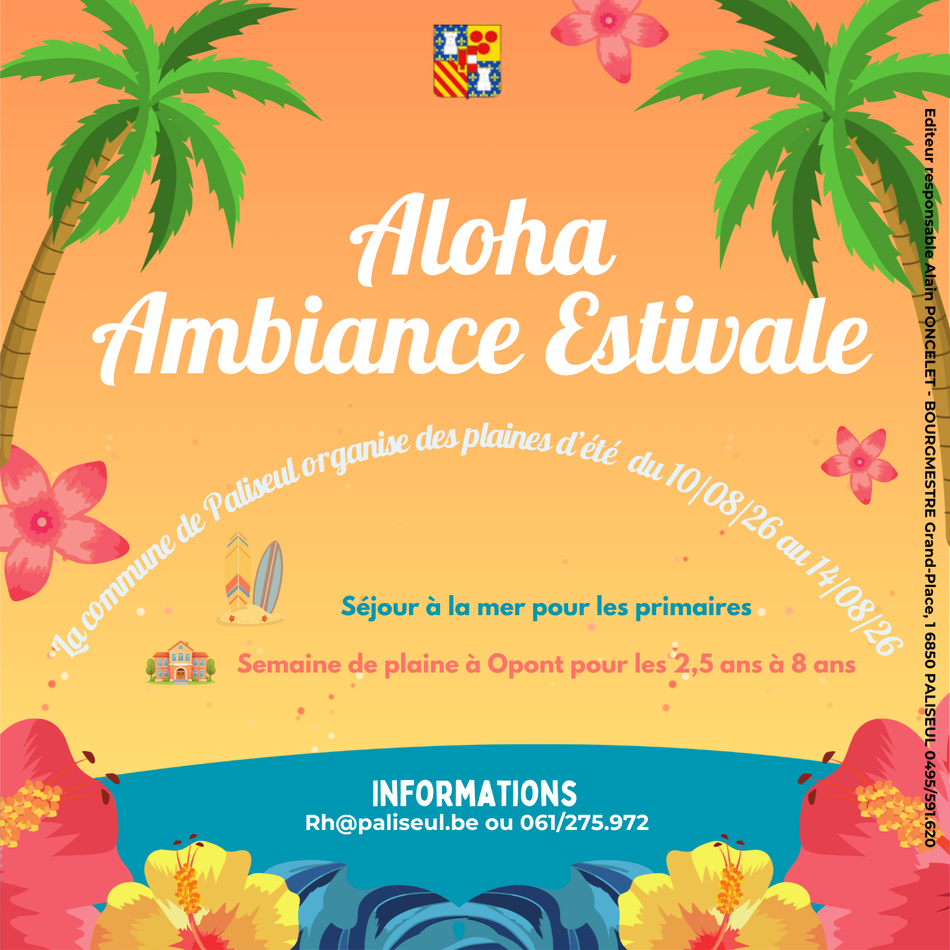 Affiche - Aloha ambiance estivale