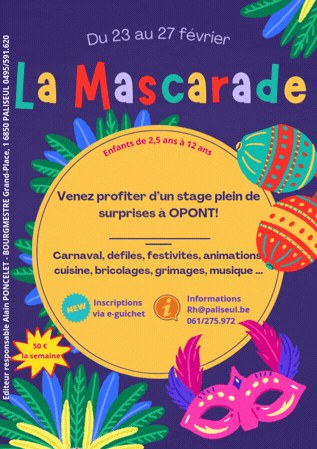 Affiche la mascarade